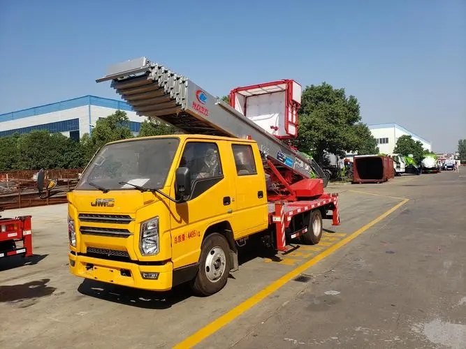 康定附近云梯车出租 砂石搬运